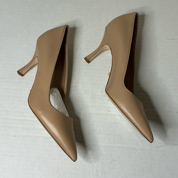 Kahmune Khaki Becky Pump Heels NEW Size US 9 / EU 40 - Picture 5 of 10